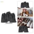 3 Pieces Shoes Bag Travel Shoe Bags Polyester Portable Shoe Bags Drawstring for Shoes Sundries. 
