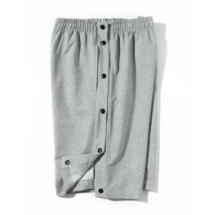 Side%20Breasted%20Shorts%20Men's%20Basketball%20Pants%20Half%20Open%20Full%20Buckle%20Fifth%20Pants%20Summer%20Thin%20Trendy%20Loose%20Pants%20-%20Image%204