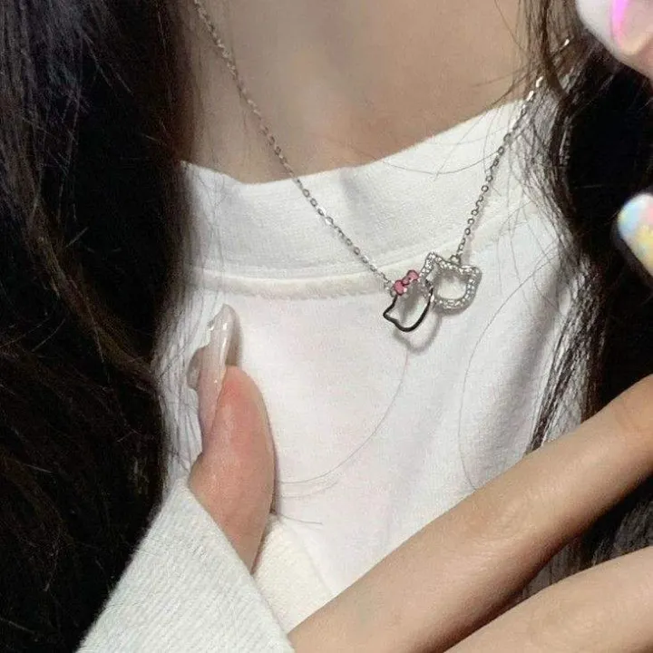 Fashion%20Hello%20Kitty%20Pendant%20Necklace%20for%20Women%20Girls%20Cute%20Cartoon%20Cat%20Double%20Ring%20Clavicle%20Chain%20Charms%20Chic%20Delicate%20Necklace%20Jewelry%20Gift%20-%20Image%2010