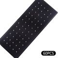 9-60Pcs/set Multicolor/White Crystal Rhinestone Nose Studs Fashion Body Jewelry Stainless Surgical Nose Piercing Stud. 