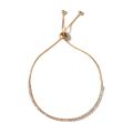 Gelang Tangan Full Kristal Lapis Emas 18K untuk Wanita / Hadiah Valentine / Hari Valentine. 