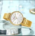 Curren 9081 Stainless Steel Analog Watch For Women. 