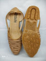 Premium Quality Soft Leather Half flat Full nagra Shoes Sandal For Women, less price nagra.