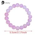 White Jade Bodhi Gradual Color Beaded Bracelet for Women Men Lucky Prayer Beads Bracelets Gradient Imitation Jade Stone Bracelet. 