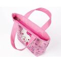 Jason Sanrio Kuromi Melody Student Cute Tote Bag PU Cinnamon Top-handle bags Cartoon Fashion Outdoor Lunch Bag. 