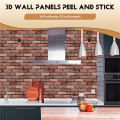 3D Wall Panels Peel And Stick 3D Brick Wallpaper. 