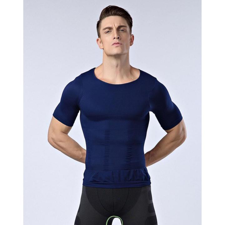 Men Undershirt Correct Posture Underwear Shaper Slimming Waist Tops Control Tummy Trimmer Corset