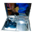 First Aid Box Stainles Steel Size: 12x7x8 inc. 