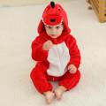 Infant Bodysuit Jacket Kids Hooded Romper for Sleeping Boys for 80cm to 90cm. 
