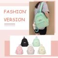 Kawaii Kids School Bag Cute Strawberry Embroidery Student Mochila Dots Multi-Pocket Nylon Fashion College for Teenager Girl. 
