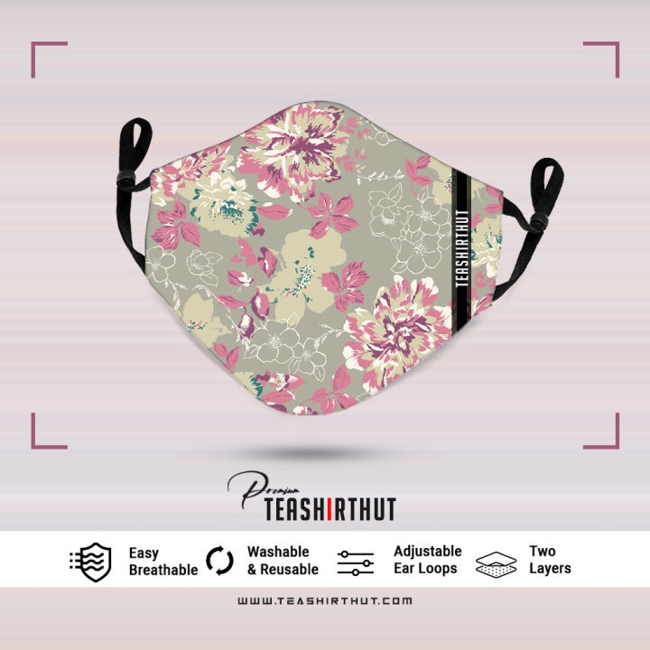 Exclusive Teashirthut Design Edition Womens Fashion Mask Nouveau Noir