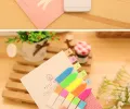 Promotion Gift Stationery Plastic Self-Adhesive 5-Lines Sticky Notes for Office and School Supply. 