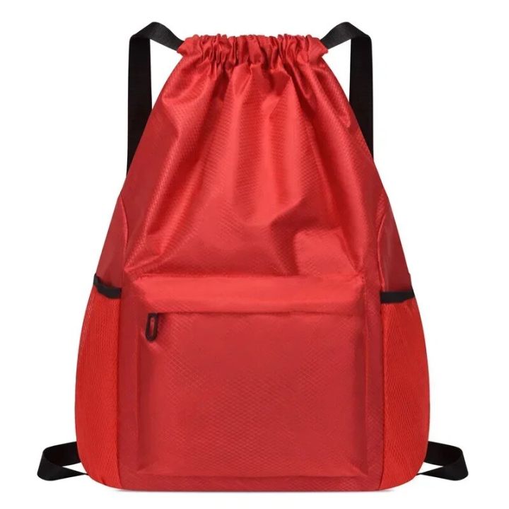 Fashion Drawstring Backpack School Gym Drawstring Bag Casual String Knapsack School Back Pack For Teenager Women Men
