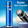 1 Pcs Mini Electric Shaver Men's Portable Shaver USB Charging Face Full Body Shaver. 