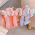 Embroidered Butterfly Telephone Line Hair Rope High Ponytail Hair Rope Girls Creative Headdress.