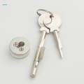 Display Cabinet Lock Easy to Install Universal Sliding Door Lock Counter Lock for Dresser Lock Refrigerator Lock Mailbox Lock.