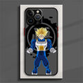 D-Dragon Ball Cool Goku Phone Case For iPhone 15 14 13 12 11 Pro Max mini XS XR X 8 Plus SE Frosted Translucent Cover.
