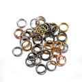 【Clearance Markdowns】 80Pcs/lot Alloy Lobster Clasp Rings Connector Clasp Crimp End For Bracelet Necklace Chains DIY Jewelry Making Supplies. 