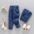 Jeans Girl Cartoon Pattern Boy Girls Jeans Pants Spring Autumn Jeans Boys Casual Style Clothes For Girls. 