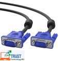 VGA Cable Male to Male Adapter 1080P 15 Pin Cord Wire for Computer Monitor Projector High Quality VGA Cable | 1.5 meter.