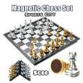Magnetic Chess 14 Inch Golden & Silver Guti. 