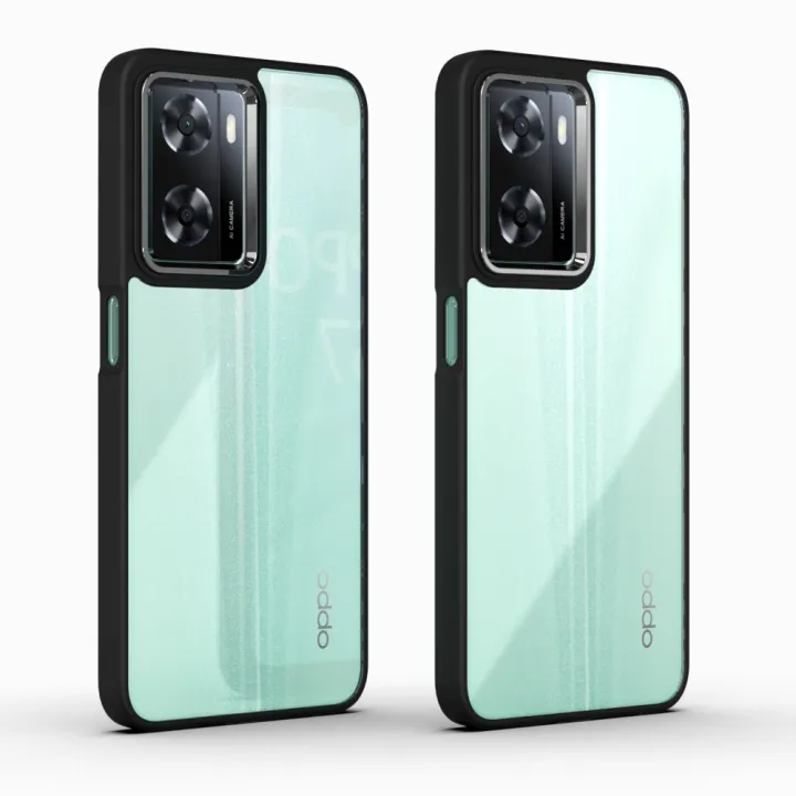 Oppo%20a57/oppo%20a77/oppo%20a77s%20%20Electroplating%20Acrylic%20Back%20transparent%20Premium%20Mobile%20Cover%20Phone%20Cases%20-%20Image%202