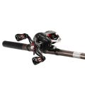 Lixada 12+1 Ball Bearings Baitcasting Reel Fishing Fly High Speed Fishing Reel with Magnetic Brake System - all new-black-right.