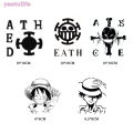 [Y] Anime Cartoon Tattoo Stickers ONE PIECE Straw Hat Luffy Waterproof Long-lasting Tattoo Stickers Y. 