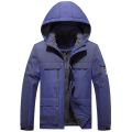 Men's Waterproof Hooded Jacket Men's Thickened Warm Jacket Windproof 9XL Oversized Men's Winter Jacket Fleece Thickened Jacket. 