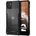 For Motorola Moto G32 Shockproof TPU Bumper Clear Acrylic Mobile Phone Case Back Cover (Back Case Cover.