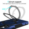 PlusCase for Samsung Galaxy A35 A55 5G Fulcrum Ring Kickstand Military Grade Drop Protection Shockproof Phone Case. 