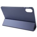 Solid Color 3-folding Leather Tablet Case For Honor Pad X9 / X8 Pro. 