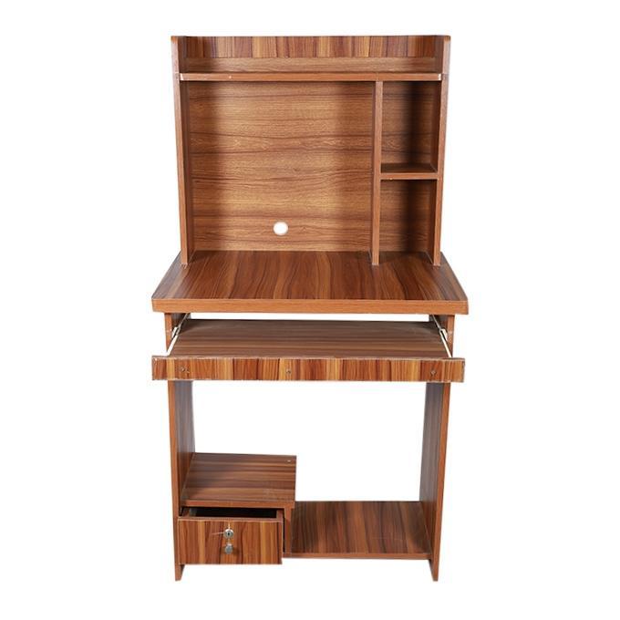 Melamine Board Computer Table - Brown