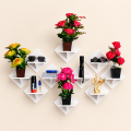 Wall Mounted square shape Showpiece holder, Wall Fitting Craft Item flower rack, Flower holder. 