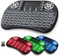 Mini Wireless Keyboard With Touch Pad & Backlit-Rgb - Keyboard.