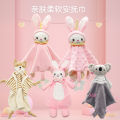 Baby Comfort Towel Infant Crystal Plush Toy 0-1 Doll Baby Hand Doll Sleeping Partner Source Manufacturer. 