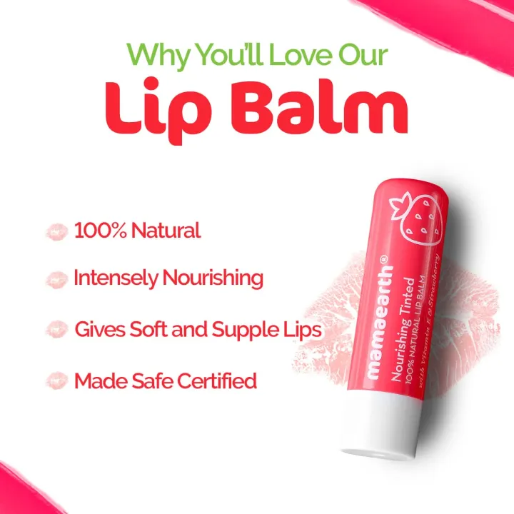 Mamaearth%20Nourishing%20Lip%20Balm%20Tinted%20100%25%20Natural%20with%20Vitamin%20E%20and%20Strawberry-4g%20-%20Image%205