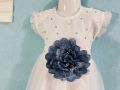Baby Girls Fashion Sleeveless Flower Party Dress Newborn 0-7 YEARS. 