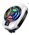TL16 Semiconductor Phone Cooler - Powerful Freezing Cooling, Digital Display, Fixable on Stand for Gaming Smartphones.