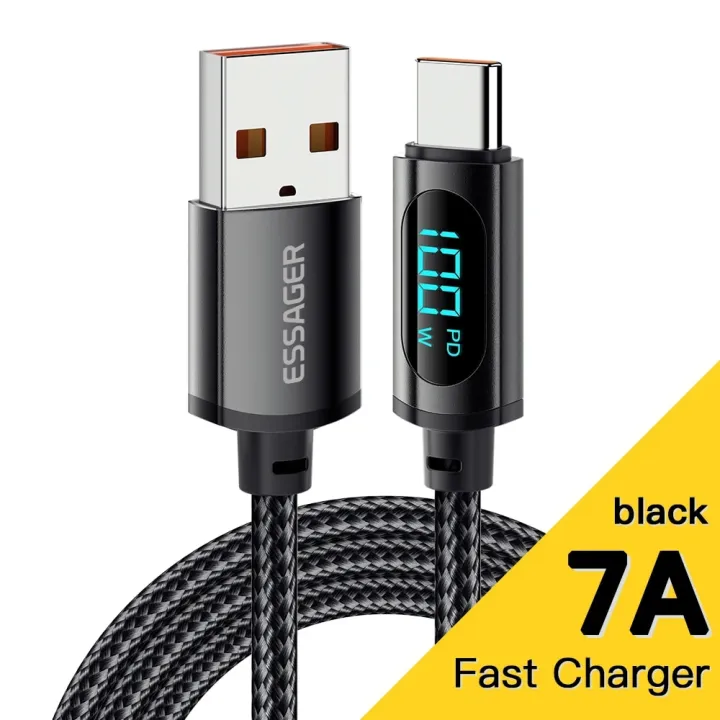 Essager%207A%20USB%20Type%20C%20Cable%20Display%20PD%20100W%20Fast%20Charging%20USB%20C%20Data%20Cord%20For%20xiaomi%20poco%20Samsung%20Honor%2070%20Pro%20Oneplus%20Charger%20-%20Image%207