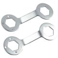 Portable 36mm/ 38mm Hex Wrench Steel Silver Hexagon Spanner Double Ended Washing Machine Spanner Nut Washing Machine. 