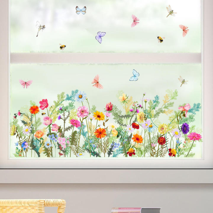 Flowers%20Branch%20Window%20Sticker%20Self-adhesive%20Vinyl%20Wall%20Stickers%20Removable%20Glass%20Art%20Decals%20-%20Image%202