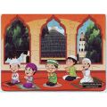 24 Piece Kids Jigsaw Puzzle Islamic Set 8 x 10.8 Inch - Puzzle Toy For Kids. 
