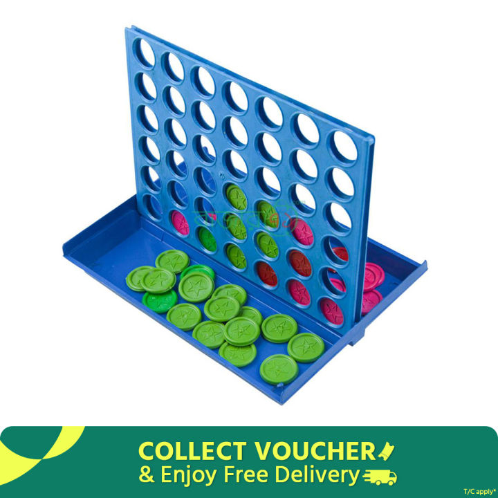 Family Classic Travel Game Chip Star Connect 4 Games Car Holiday Family Game - Chess Board