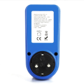 Socket Digital Current Meter Voltmeter AC Power Meter Time Watt Power Energy Tester Wattmeter - EU Plug. 