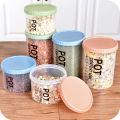 Portable Large Capacity Kitchen Food Storage Canisters Transparent Sealed Grain Fresh Preservation Box Household with Scale Cereal Jars for Kitchen. 