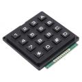 Matrix keyboard, 16-key keyboard modules 4x4 buttons External keyboard Microcontroller keyboard for MCU. 
