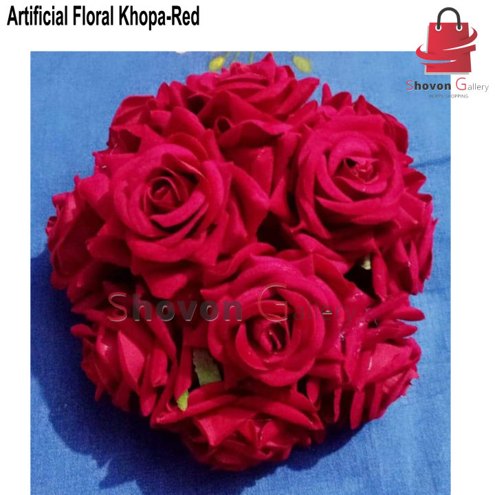 Artificial Floral Bridal/Non-Bridal Khopa