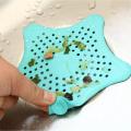 Star Design Silicone Rubber Kitchen & Bathroom Sink Filter Colander Strainer for Waste Stopper Hair Catcher (Random Colours)-1pcs. 