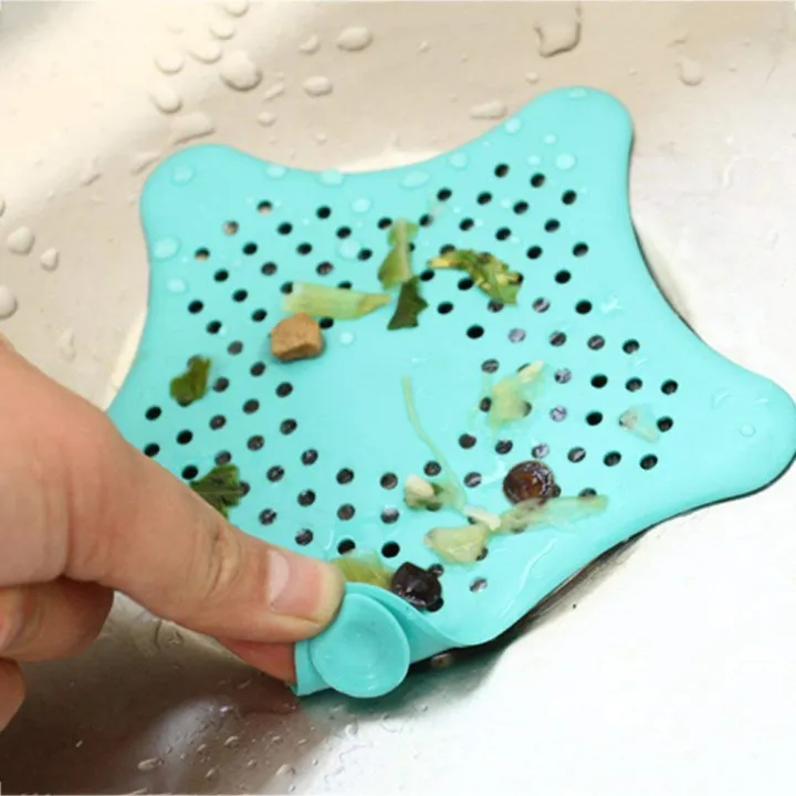 Star Shape Silicone Drain Strainer for Kitchen-1pcs | Daraz.com.bd